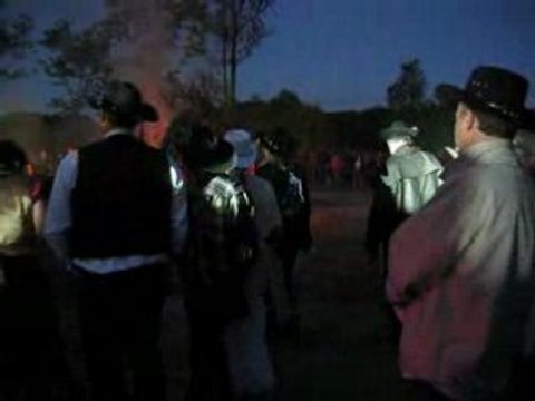 Feu de la saint jean à Saint Laurent Blangis