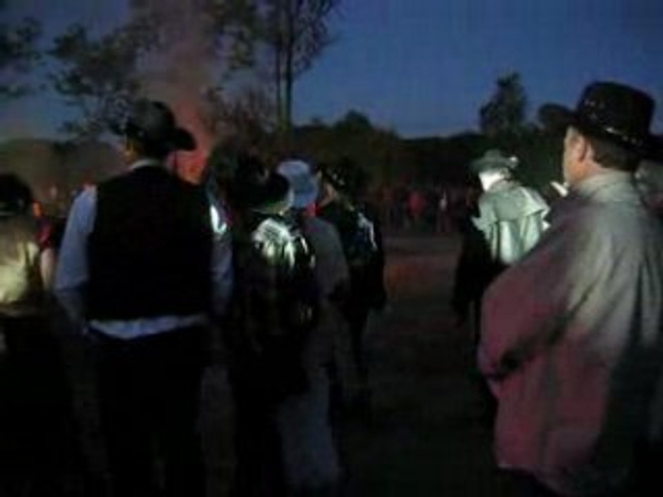 Feu de la saint jean à Saint Laurent Blangis