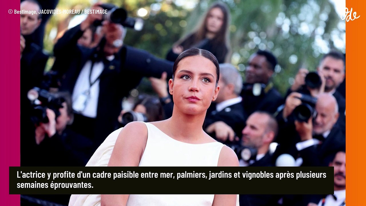 Adèle Exarchopoulos se ressource au côté de son premier soutien : cap sur un hôtel cinq étoiles niché entre mer et vignobles