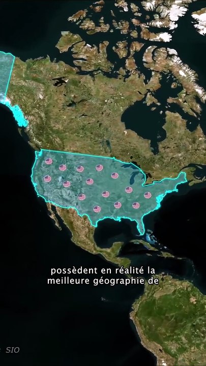 Saveiz vous que les états unis possèdent la meilleure géographie au monde  #etatsunis #geographie