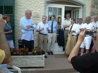 Ministro Scajola - Inaugurazione pista ciclabile Pon. Ligure