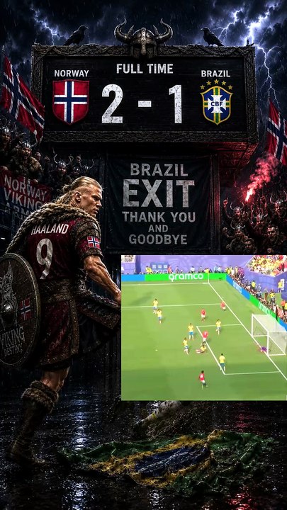 Halland Goals against Brazil