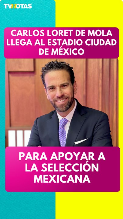 ¡Carlos Loret de Mola llega al Estadio Ciudad d...