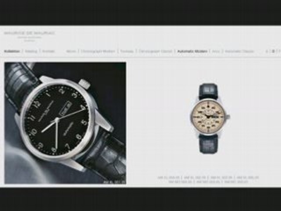 Swiss Brand Watch - Maurice de Mauriac Zurich Switzerland