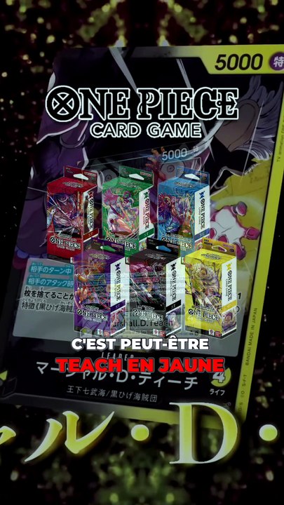 Le deck jaune et noir qui pourrait détruire la méta OP16 ! #OnePiece