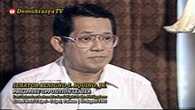 Ninoy Aquino last interview in Taiwan