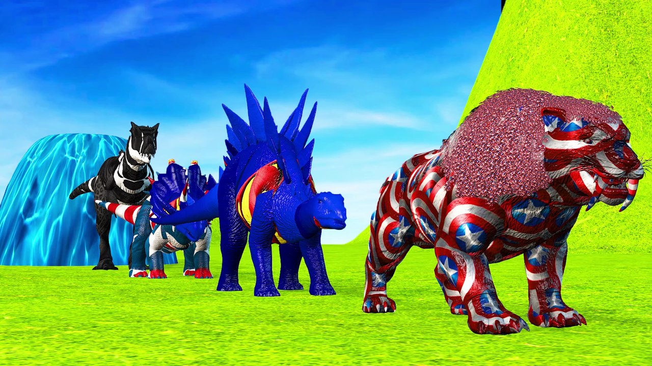 Teaser Black panther TRex and Mr america  Dinosaur Color Pack  in Jurassic World Evolution thumnail