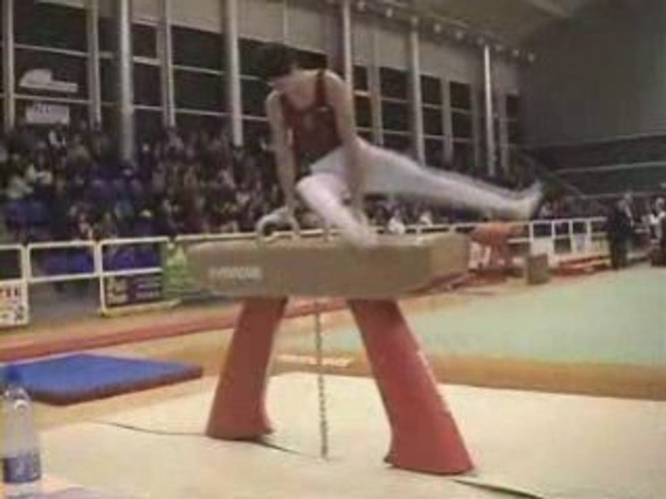 Jérémy aux arçons demi final 2008