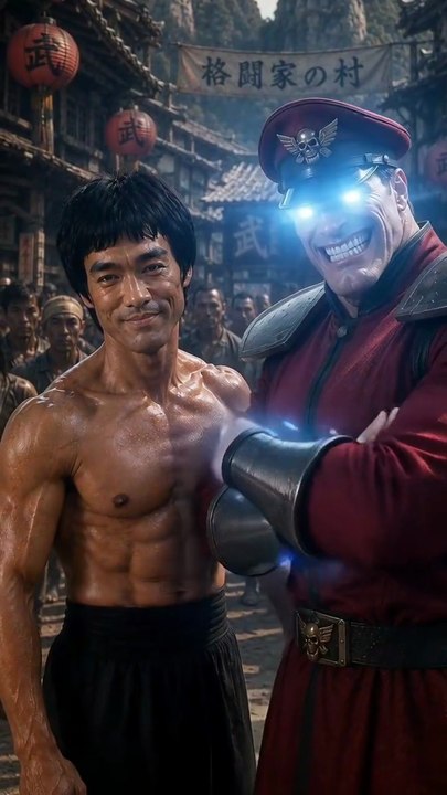 Street Fighter Bison Vs Bruce Lee