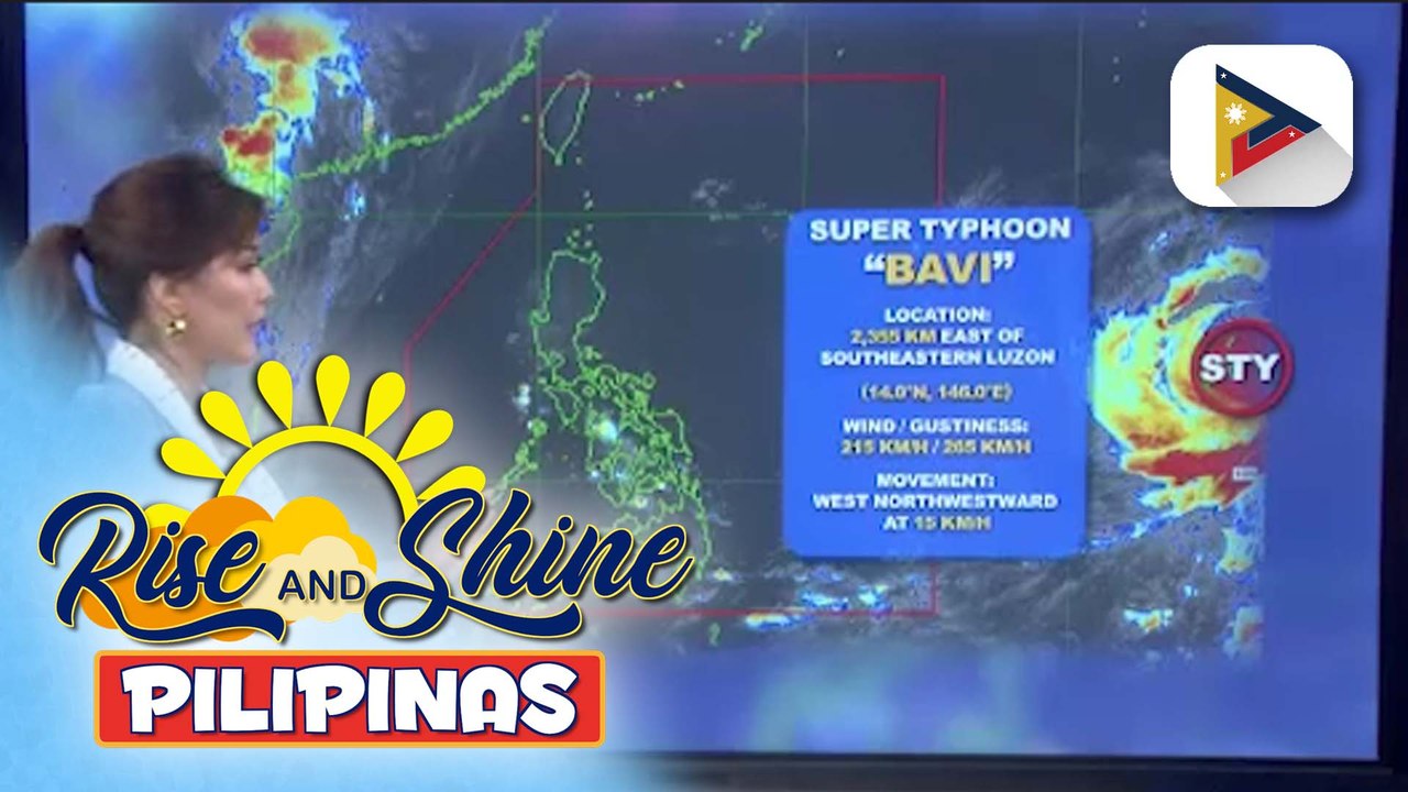 Super Typhoon ‘Bavi’ na nasa labas ng Philippine Area of Responsibility, patuloy na binabantayan ng PAGASA; habagat, posibleng palakasin ng bagyo