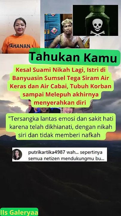 kesal suami selingkuh siram titit air keras dan bubuk cabe tidak kebayang rasanya gimana #entertain