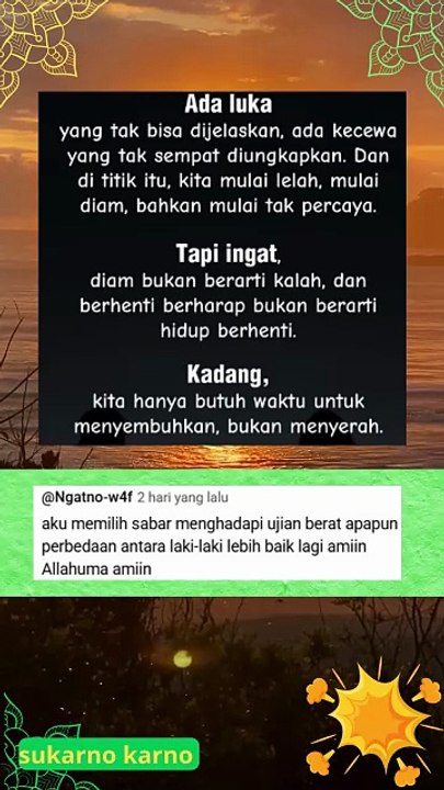 Ketika Luka Tak Bisa Dijelaskan maka kita akan jadi gelandangan