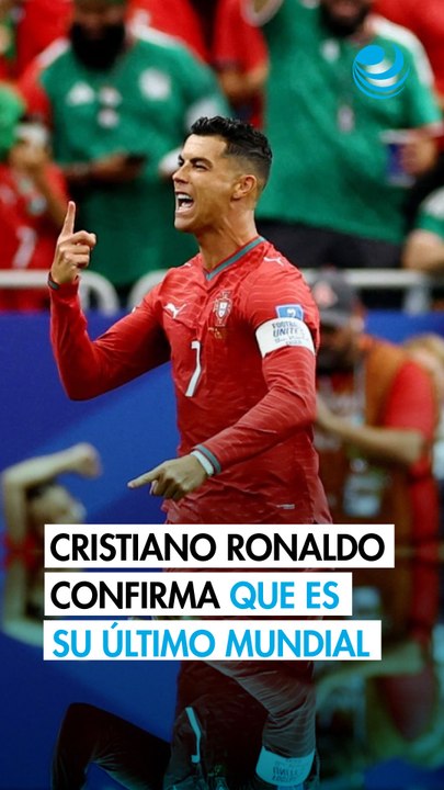 "Es mi último Mundial": Cristiano Ronaldo confirma su despedida de la Copa del Mundo