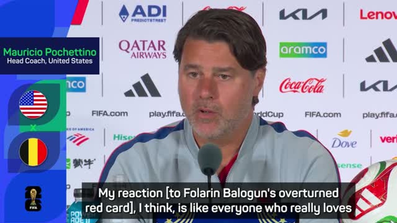 'Amazing' for Trump to intervene after Balogun red card - Pochettino