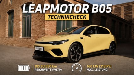 Leapmotor B05 im Detail: Das kann die neue E-Limousine aus China