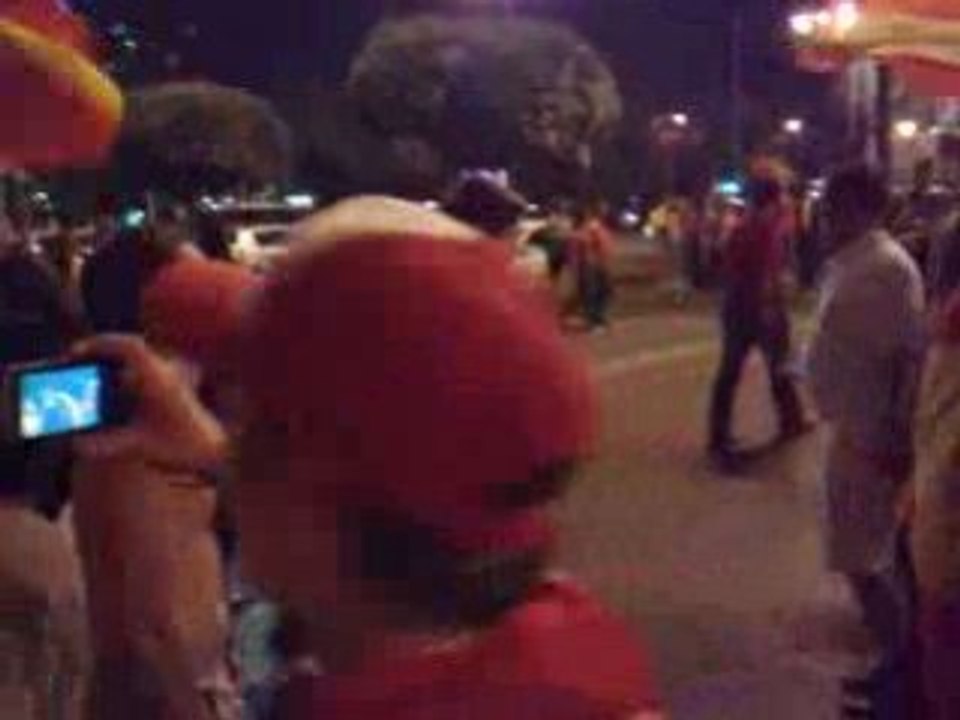Madrid après la victoire à l'euro 2008 : vidéo 2
