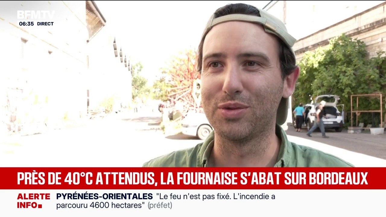 Canicule: près de 40°C attendus à Bordeaux