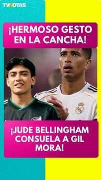 ¡Hermoso gesto en la cancha! Jude Bellingham consoló a Gil Mora y le regaló su playera tras el México vs. Inglaterra