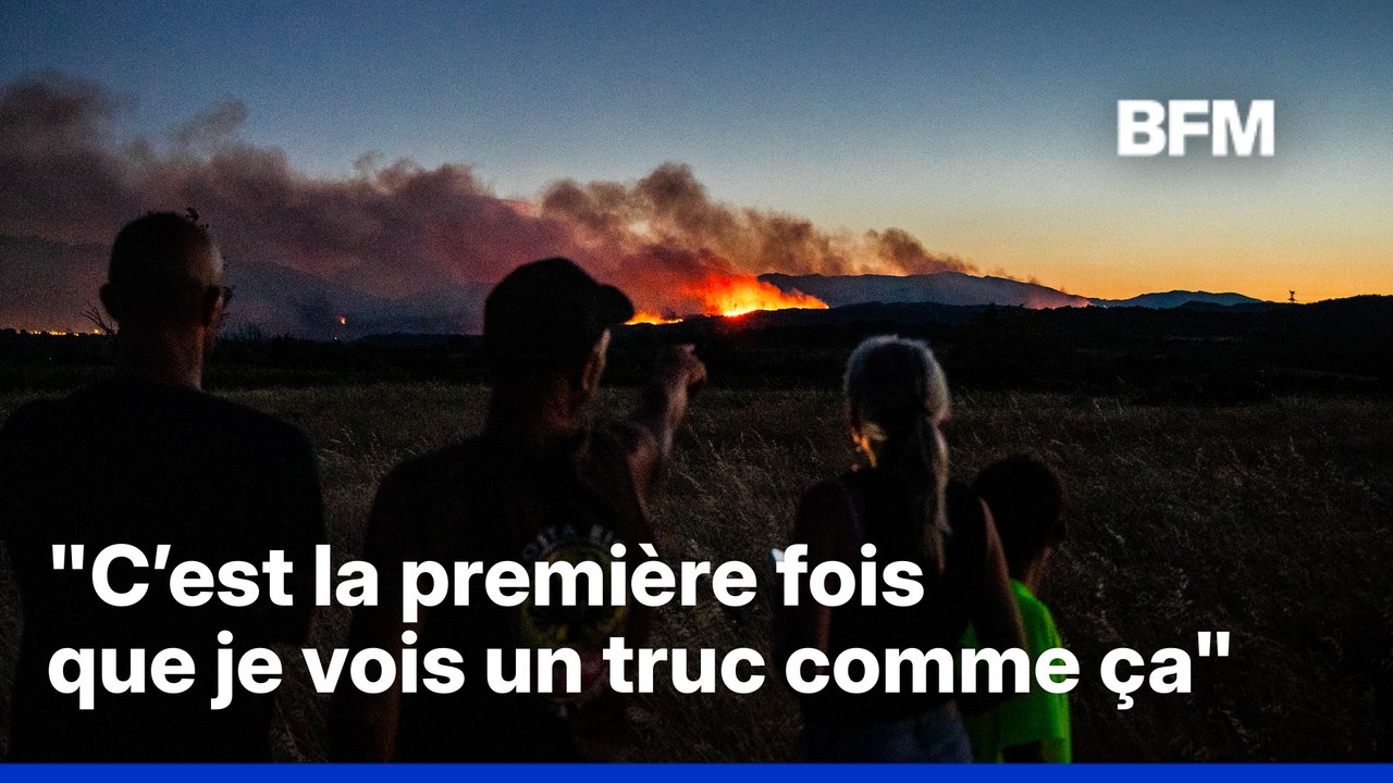 ROBIN DE BFM - Feux de forêt: 10.000 personnes évacuées dans les Pyrénées-Orientales