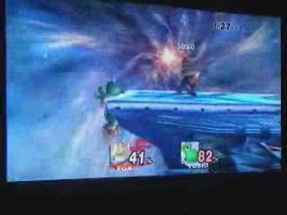 Super Smash Bros Brawl  : Fox vs Yoshi