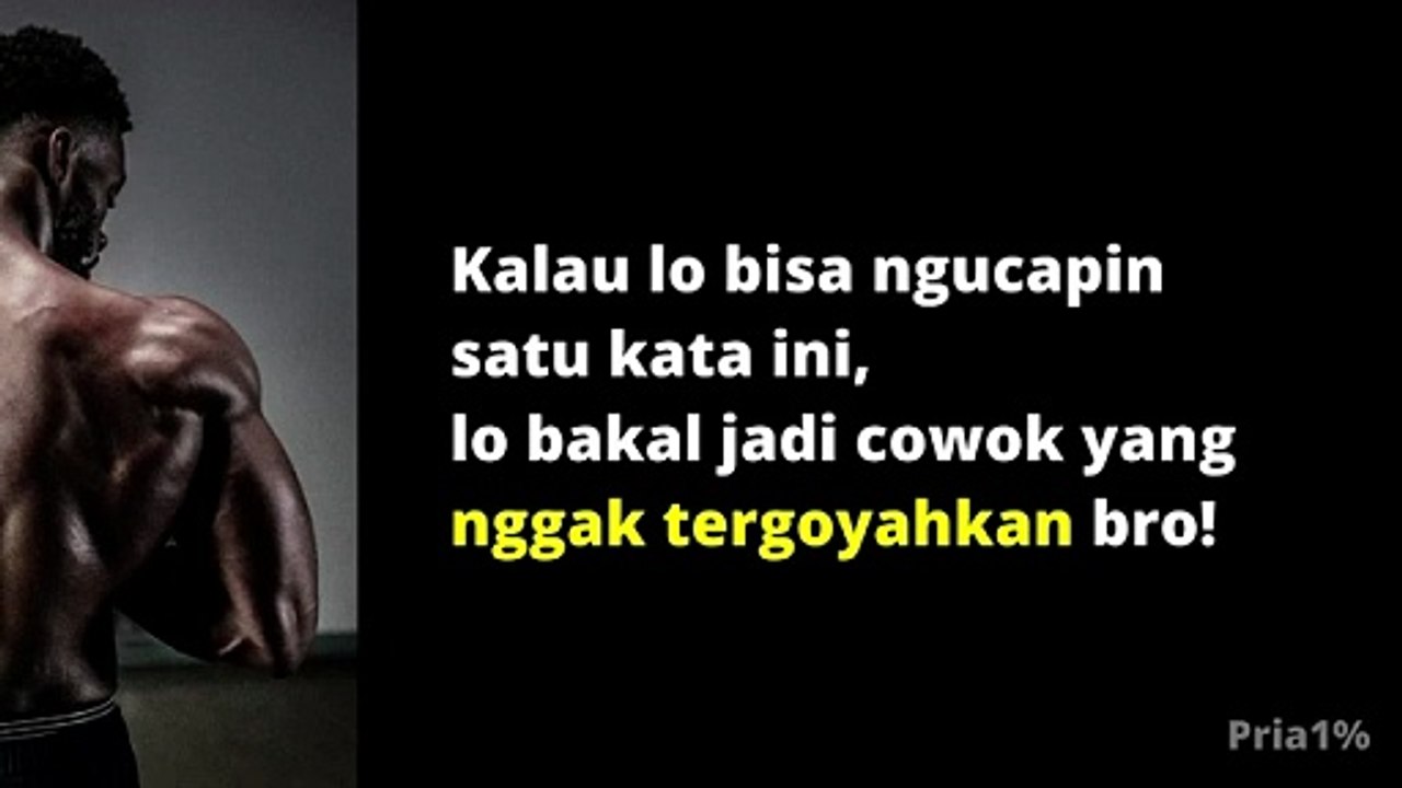 1 Kata Ini Bikin Mental Lo Jadi Sekuat BATU KARANG!