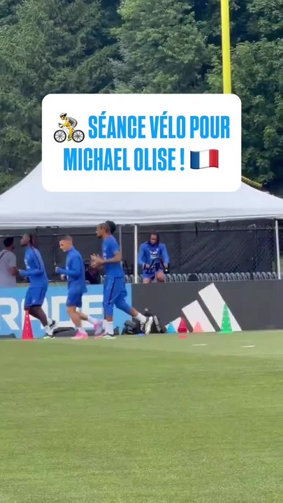 SÉANCE VÉLO POUR MICHAEL OLISE AU LENDEMAIN DE PARAGUAY - FRANCE !