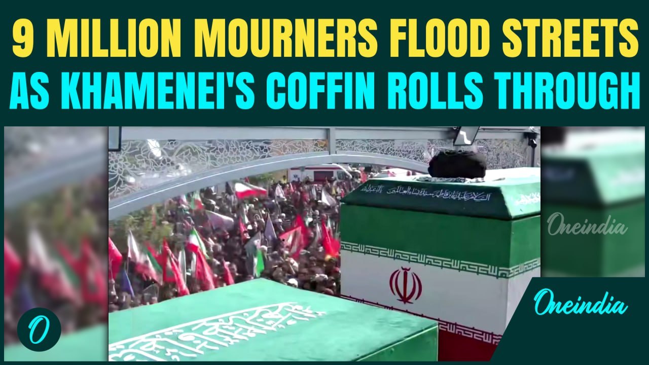 Khamenei Funeral Procession Begins| 9,000,000 Iranians BURST INTO TEARS as Coffin Passes By