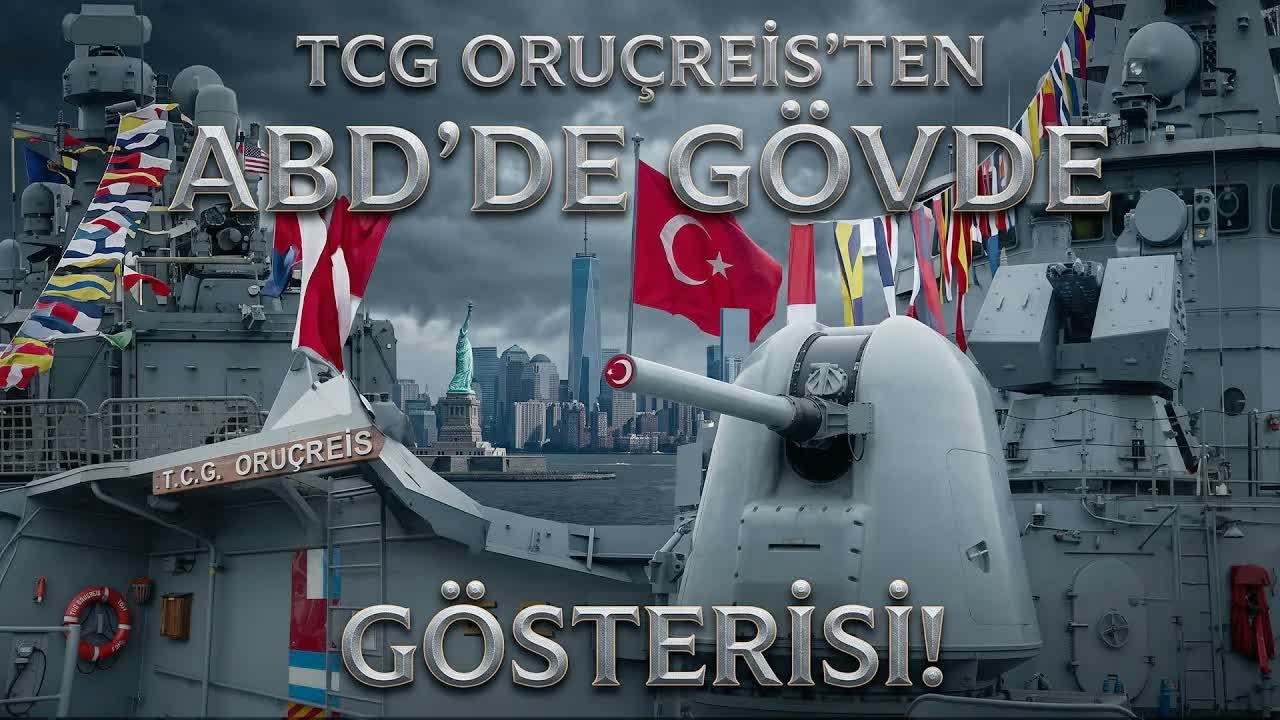 Türk Deniz Kuvvetleri'nin Modern Gücü TCG Oruçreis ABD'de
