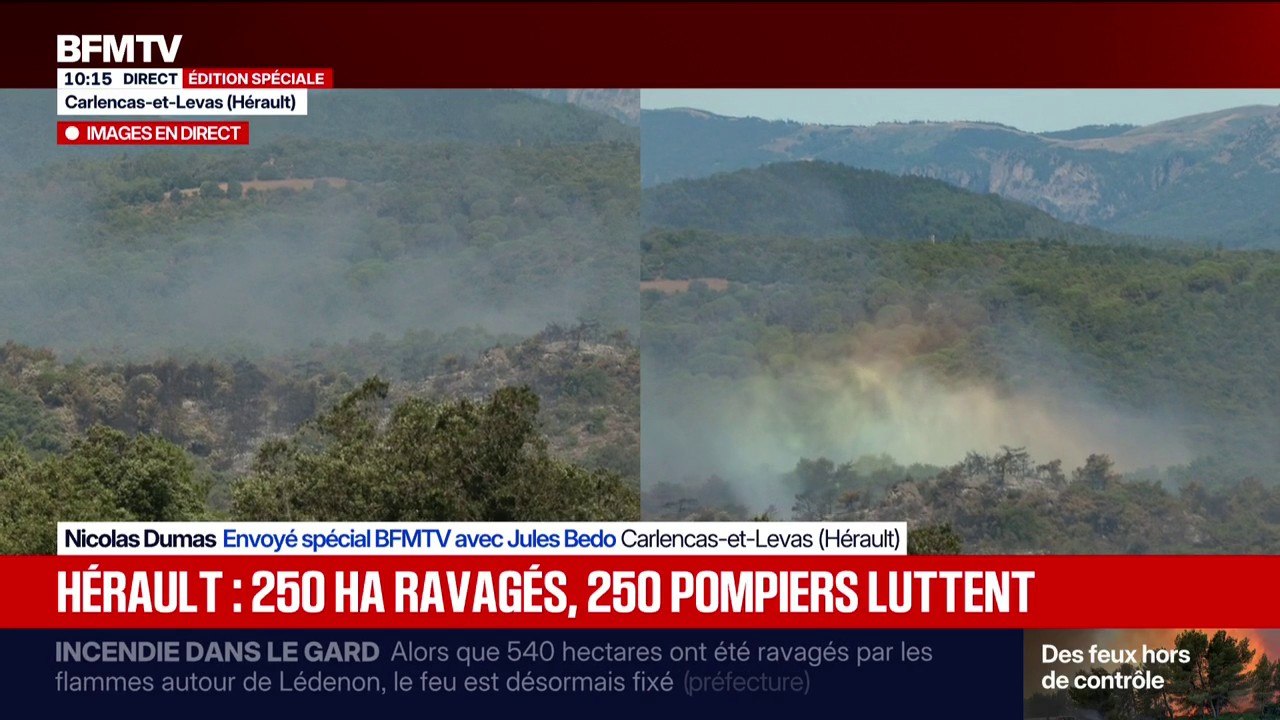 Incendie: la préfecture de l'Hérault appelle à...