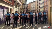 A la espera de que explote la fiesta en Pamplona