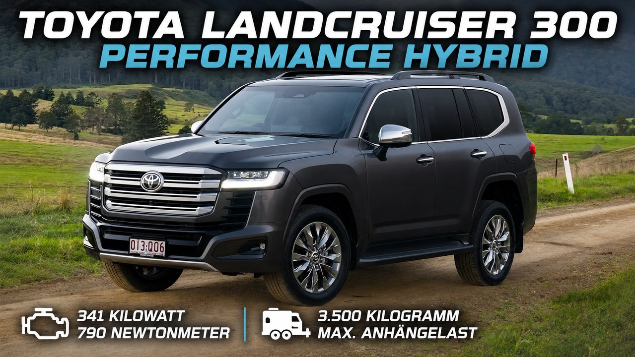 2026 Toyota LandCruiser 300 Performance Hybrid stärker als je zuvor