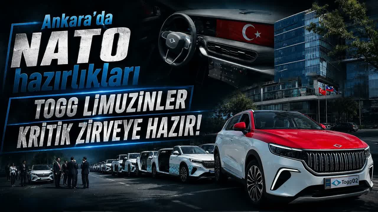 Ankara'daki NATO Zirvesi'nde yerli imza: TOGG limuzin