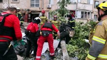 Al menos 11 muertos en Kiev tras un ataque masivo ruso con cientos de drones y misiles