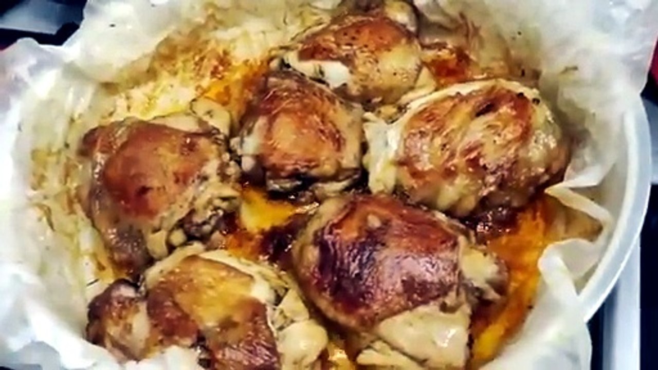 KAĞITTA TANDIR Lezzetinde Lokum kıvamında Dışı çıtır çıtır içi pamuk gibi tavuk tarifi 👌TAVADA TAVUK