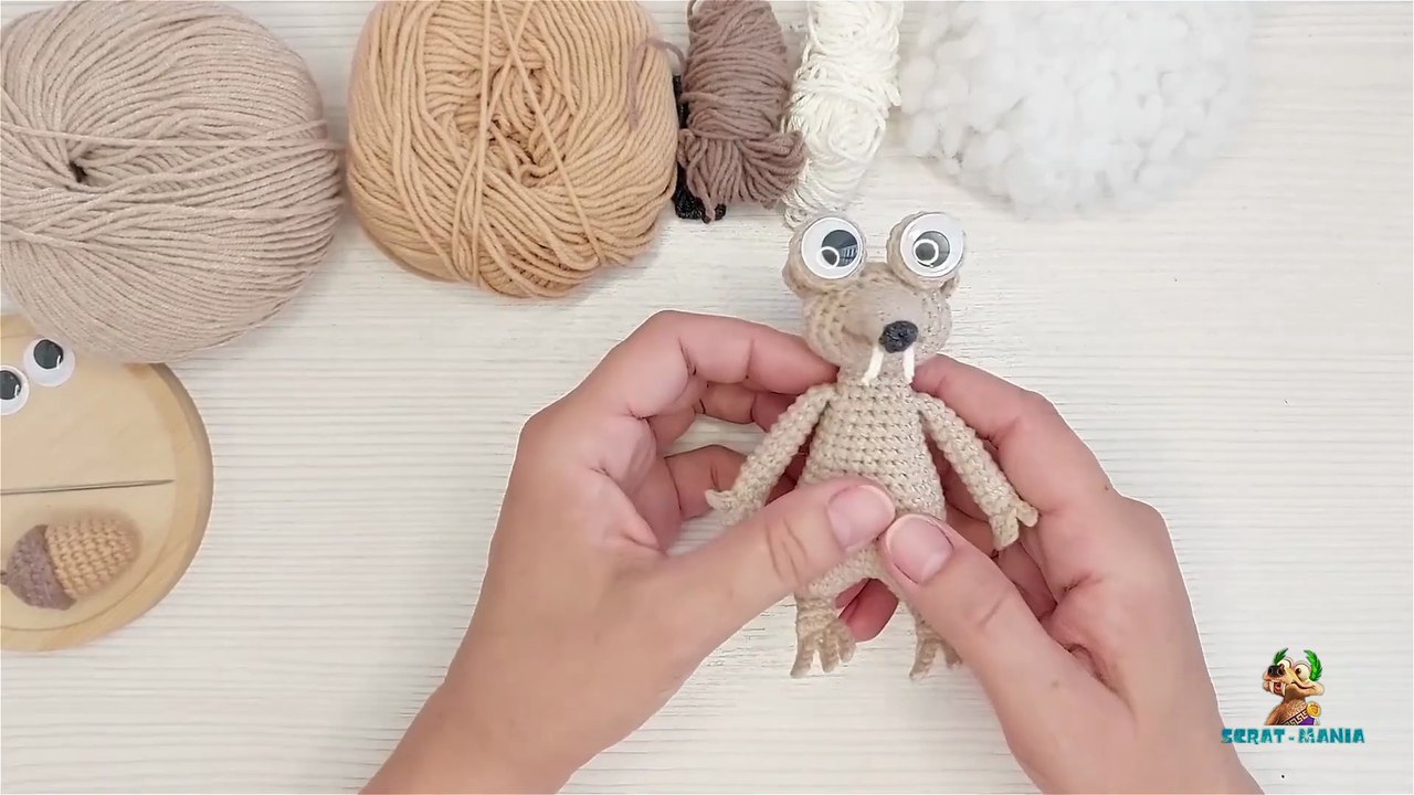 SCRAT - THE SCRATISTS - CROCHET - AMIGURUMI - v11 - PART 1 - RUS
