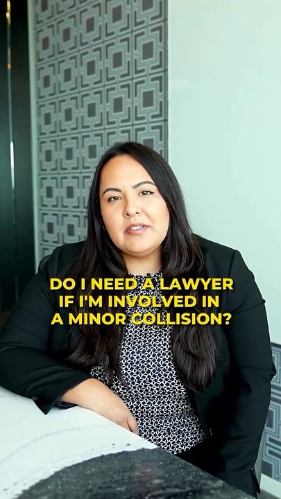 Do I need a lawyer for a minor collision