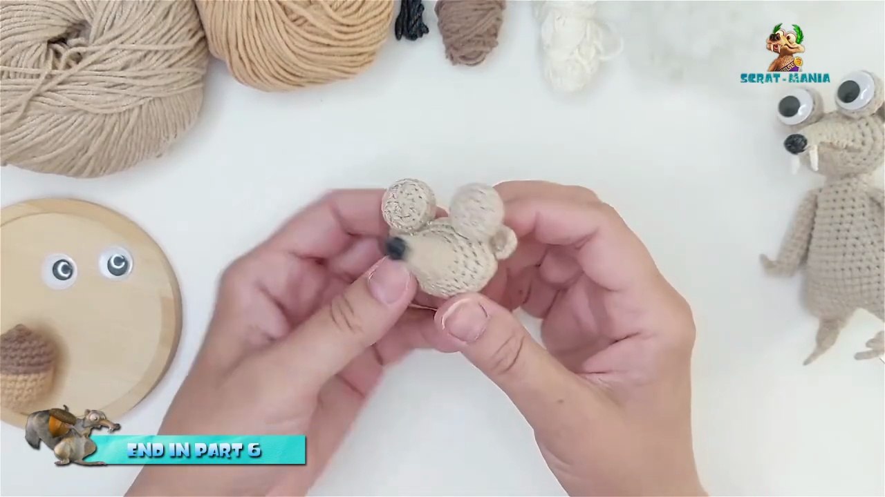 SCRAT - THE SCRATISTS - CROCHET - AMIGURUMI - v11 - PART 5 - RUS