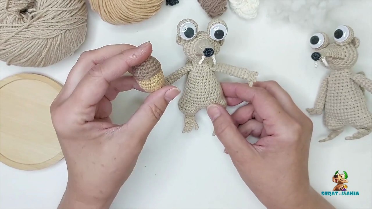SCRAT - THE SCRATISTS - CROCHET - AMIGURUMI - v11 - PART 6 - RUS