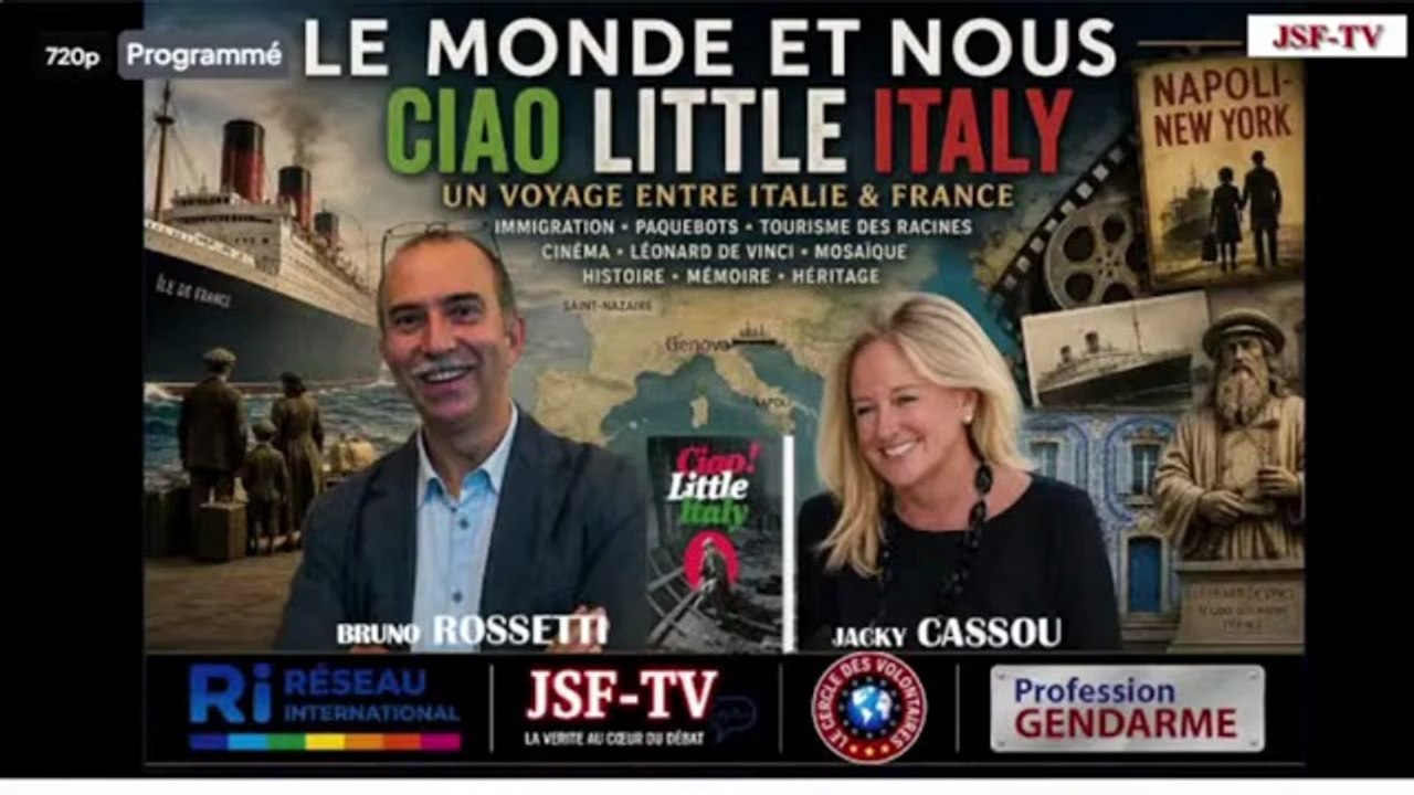 Ciao Little Italy - Un voyage entre Italie et France - avec Bruno Rossetti