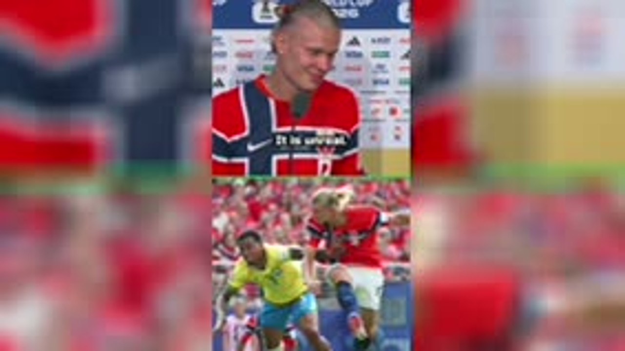 Chasing Mbappe and Messi is UNREAL - Haaland