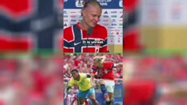 Chasing Mbappe and Messi is UNREAL - Haaland