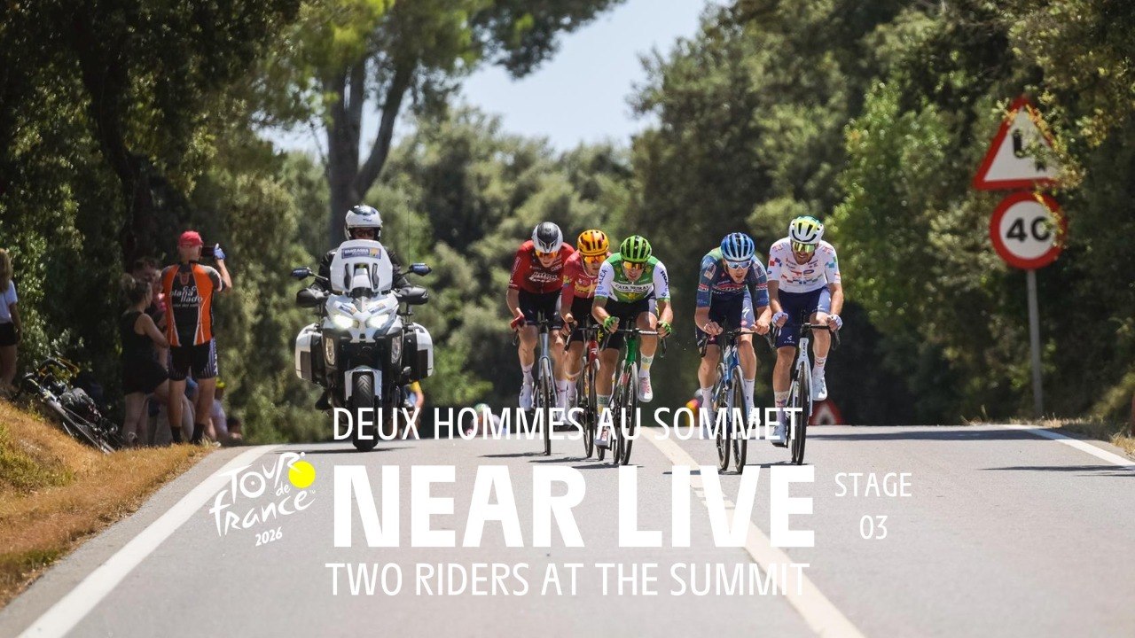 Two riders at the summit  - Stage 3