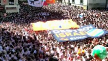 Sanfermines: chupinazo en Pamplona