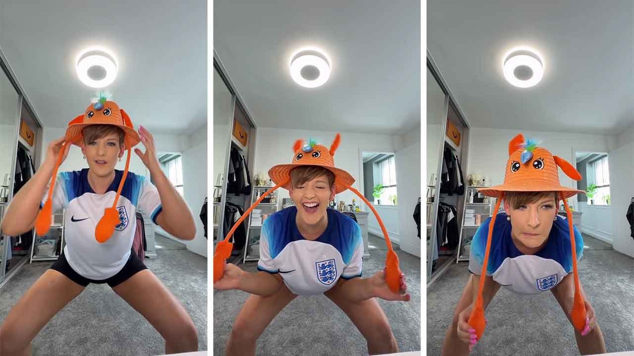 Hannah Brooks mixes football and humor in new Instagram video