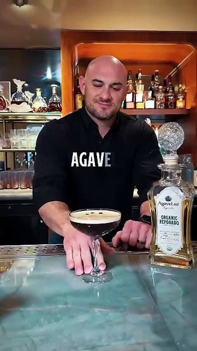 Classic Espresso Martini With Reposado AgaveLuz Organic Tequila