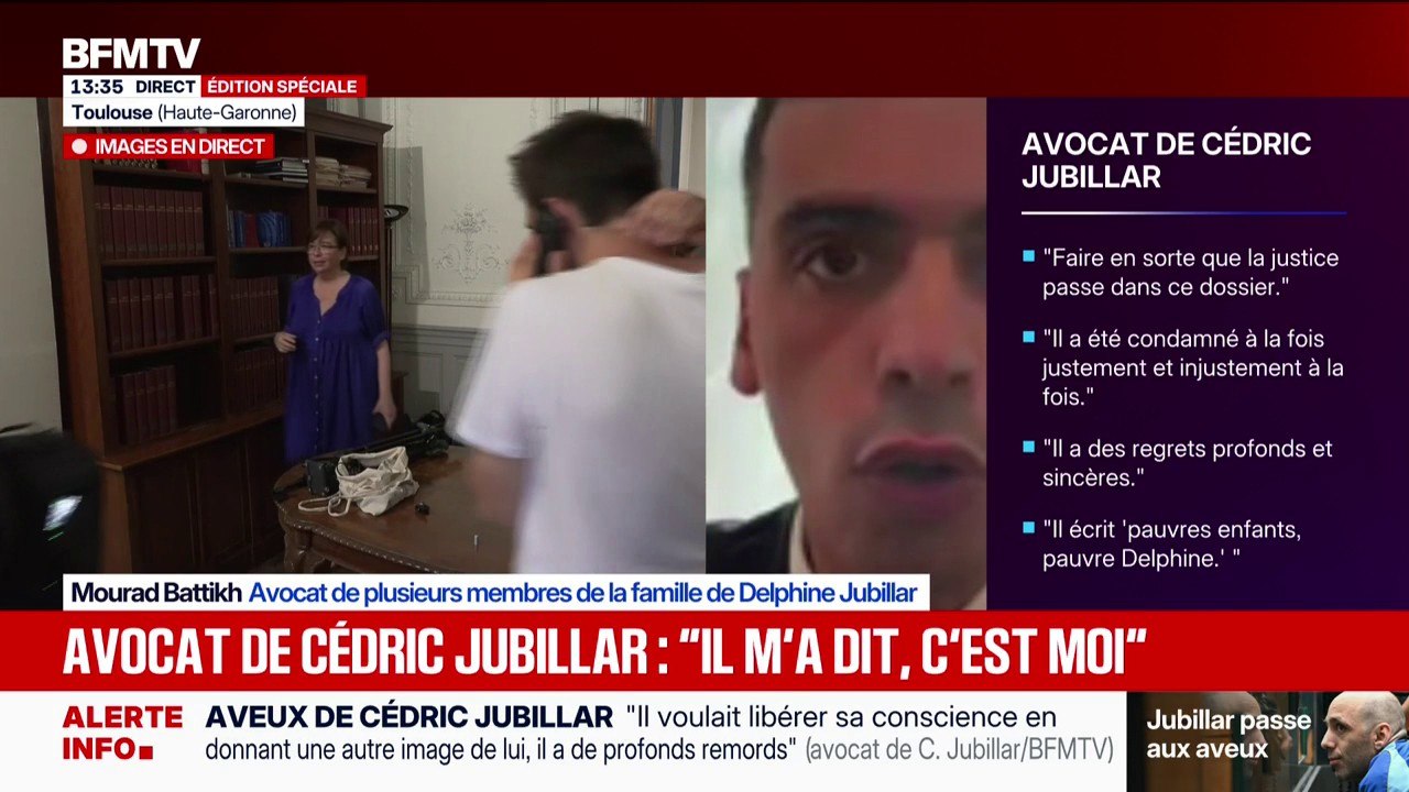 Aveux de Cédric Jubillar: "Nous exigeons que le corps de Delphine soit restitué à la famille", demande Mourad Battikh, avocat de parties civiles