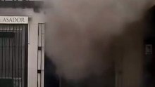Fuego en el Mesón del Asador en Jerez