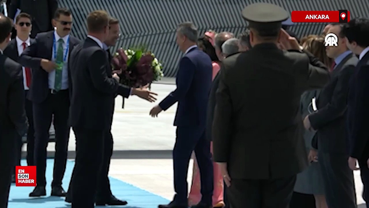 NATO Genel Sekreteri Rutte, NATO Zirvesi kapsamında Ankara'ya geldi