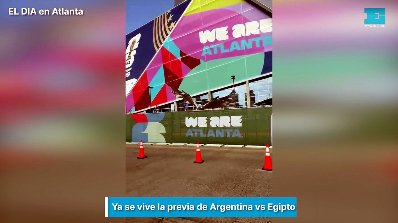 Ya se vive la previa de Argentina vs Egipto