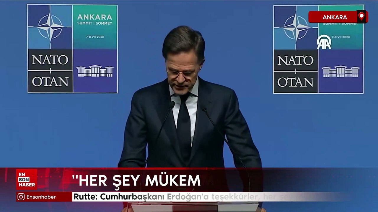 NATO Genel Sekreteri Rutte: Cumhurbaşkanı Erdoğan'a teşekkürler, her şey mükemmel